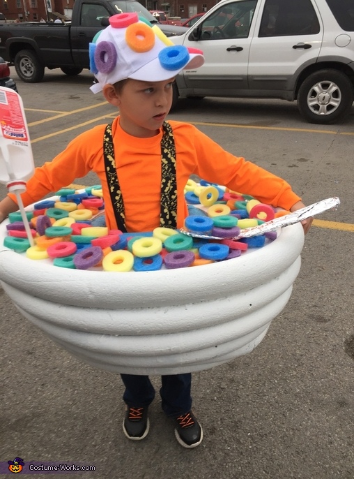 Bowl of Fruit Loops Costume