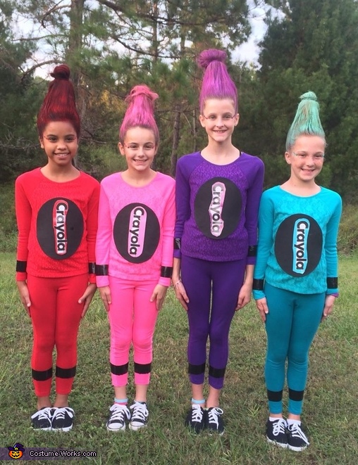 Crayon Costumes - Adult, Childrens Crayola Crayon Costumes