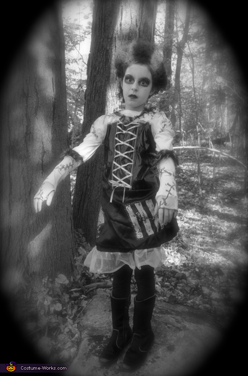kid girl frankenstein costume