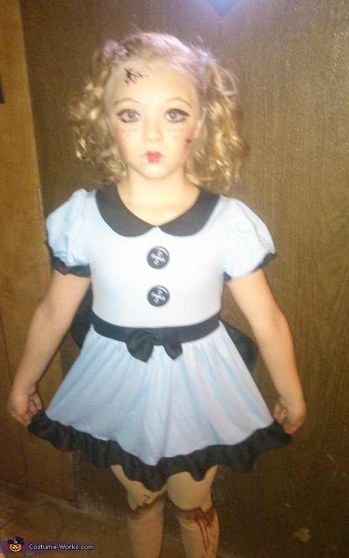 Broken Doll Girl's Halloween Costume