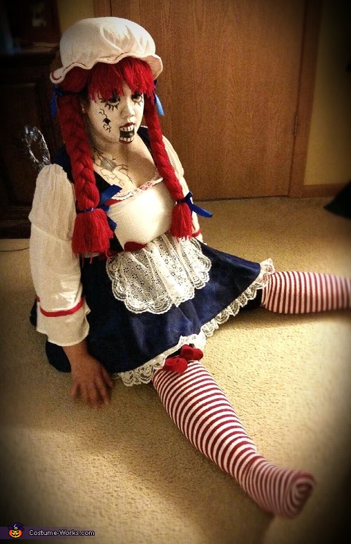 Broken Wind Up Doll Costume