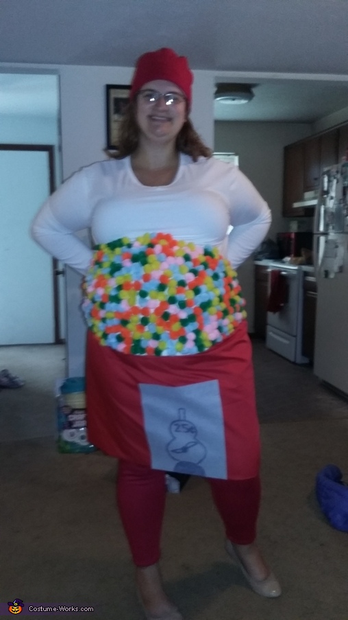 DIY Gumball Machine Costume