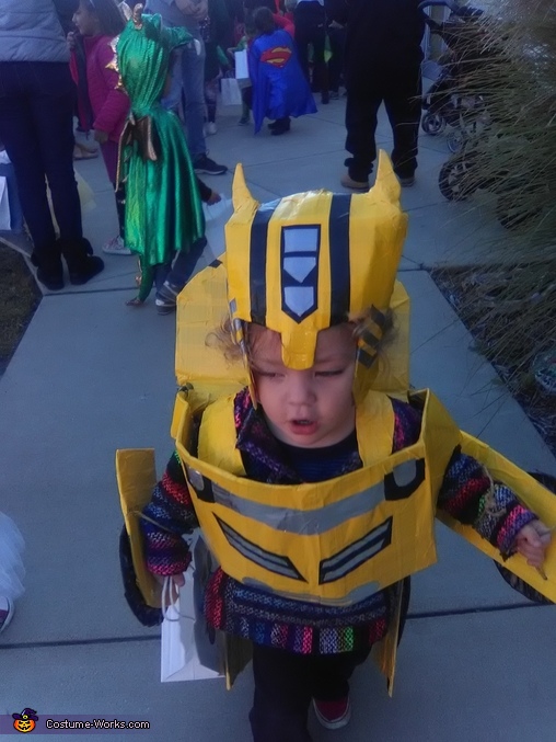 Bumblebee Transformer Costume No Sew Diy Costumes