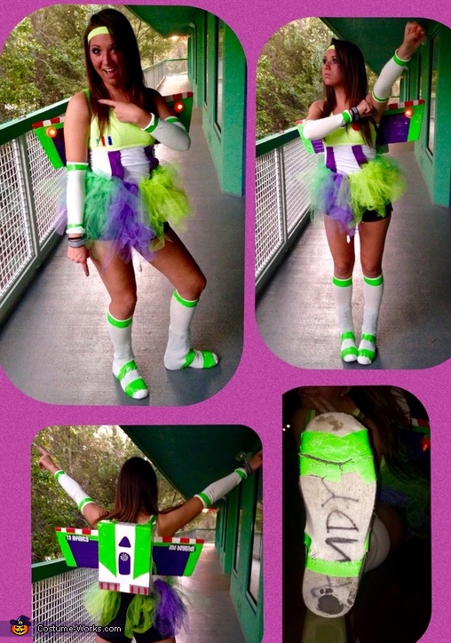 Women's DIY Buzz Lightyear Costume - Photo 2/2