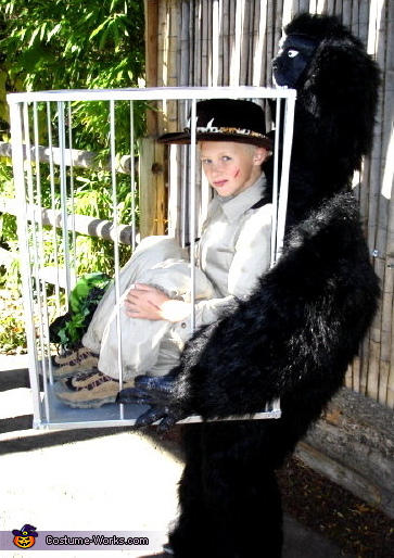 Hunter Captured by Gorilla Costume