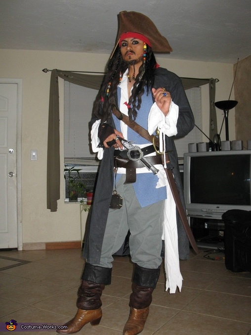 Jack Sparrow Costume Hat for Adults