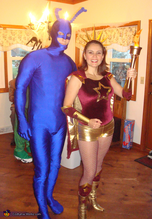 Captain Liberty and The Tick Couples Costume