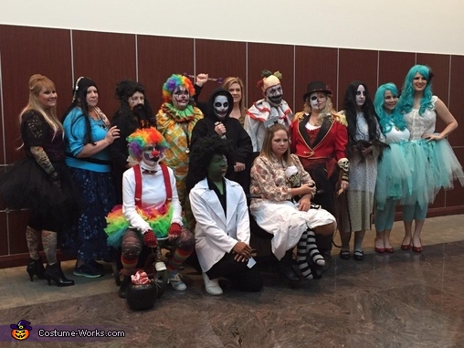Carnival and Freak Show Group Costume