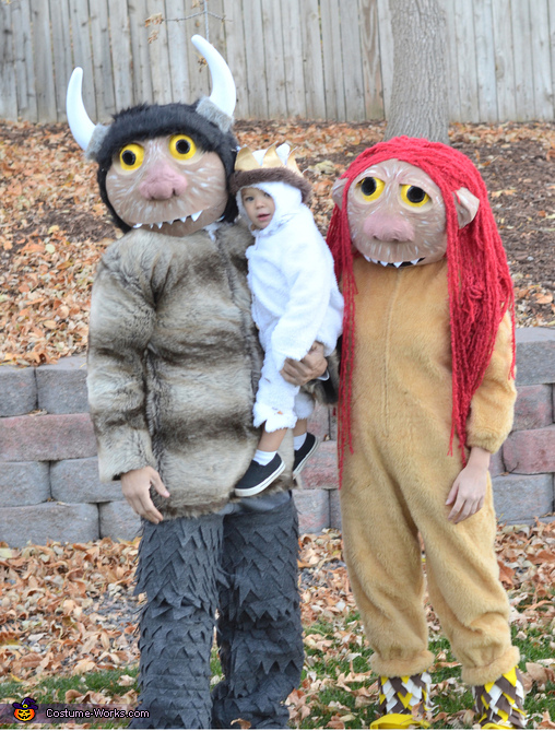 Carol, KW, and Max - Where the Wild Things Are Family Costume