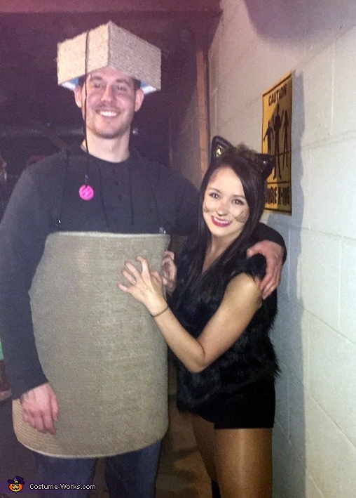 Cat and Scratching Post Costume
