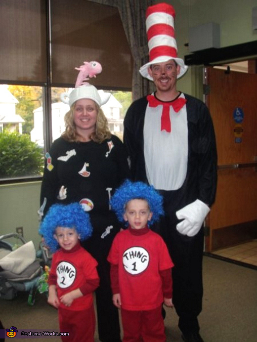 Cat In The Hat Family Costume
