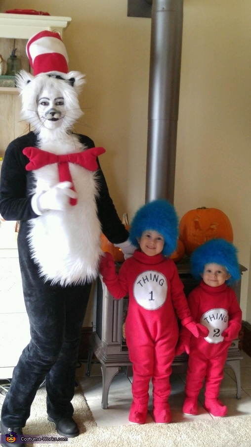 DIY Cat in the Hat Family Costume | Step by Step Guide