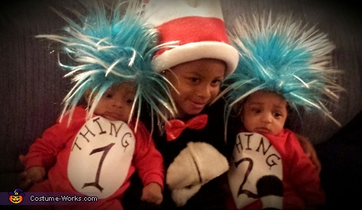 Cat in the Hat & Thing 1 & Thing 2 Costume