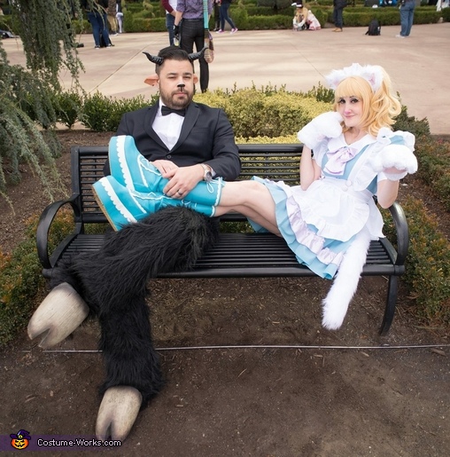 Cat Maid and Satyr Butler Costume