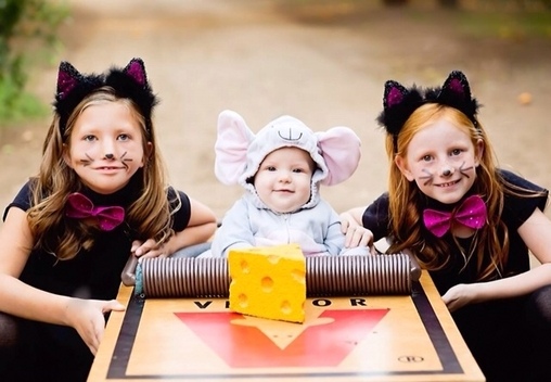 Cat & Mouse Halloween Costume