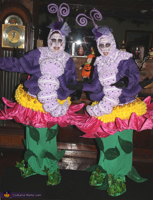 Amazing Caterpillars Sitting on Daisies Illusion Costumes