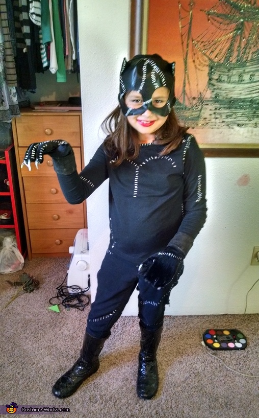 Catwoman Girl's Halloween Costume