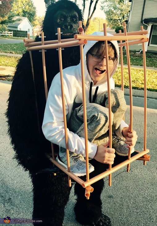 Caught by the Gorilla Costume
