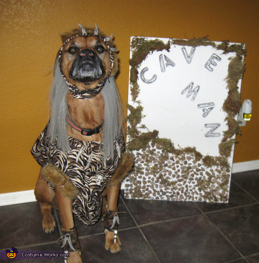 Caveman Dog Costume