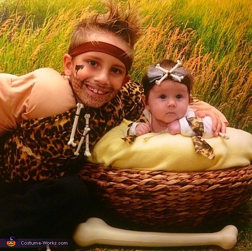 CaveMan and CaveBaby Costume