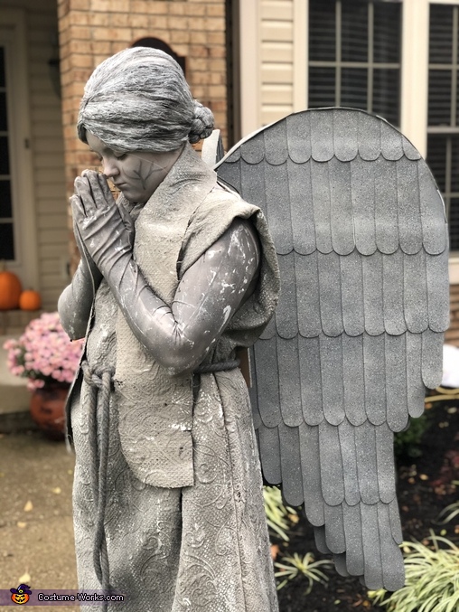 Cemetery Stone Angel Statue Costume | How-to Guide - Photo 2/5