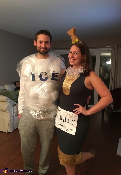 Champagne on Ice Couples Costume