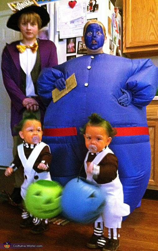 Fancy Dress WHITE Eyebrows Oompa Loompa, Umpa Lumpa Charlie & Chocolate  Factory