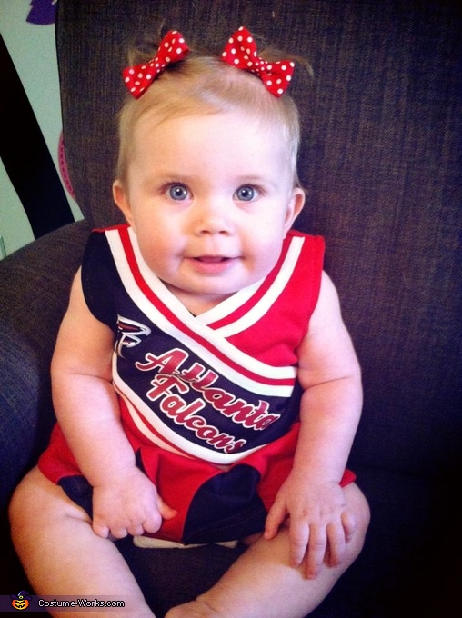 cheerleader baby costume
