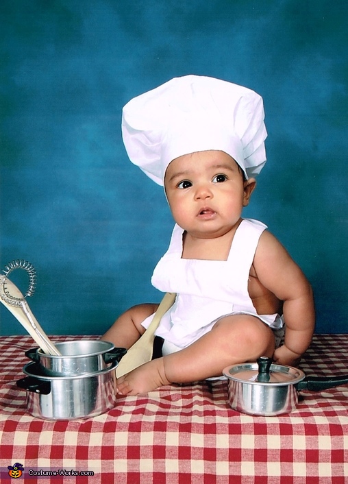 baby chef costume diy