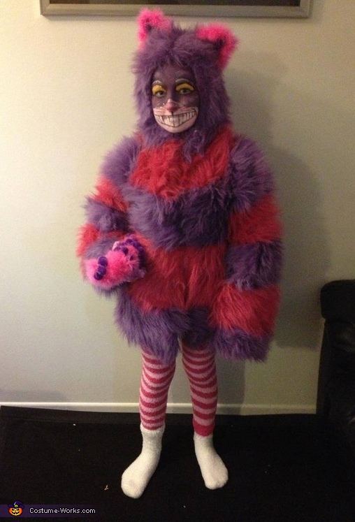 Diy Girl S Cheshire Cat Costume Best Costumes - Cheshire Cat Kid Costume Diy