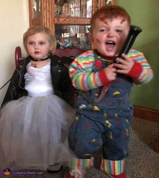 Child's Plays Chucky & Tiffany Costume | DIY Tutorial - Photo 4/7