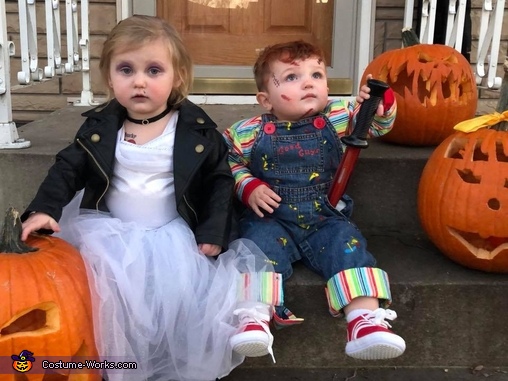 Child's Plays Chucky & Tiffany Costume | DIY Tutorial - Photo 5/7