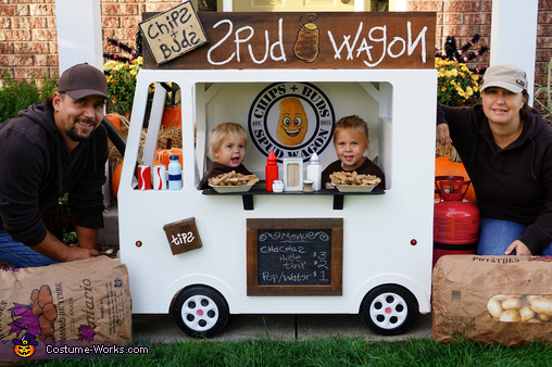 Chips + Buds Spud Wagon Family Costume