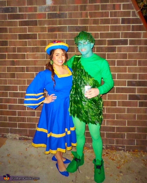 Chiquita Banana & the Jolly Green Giant Costume