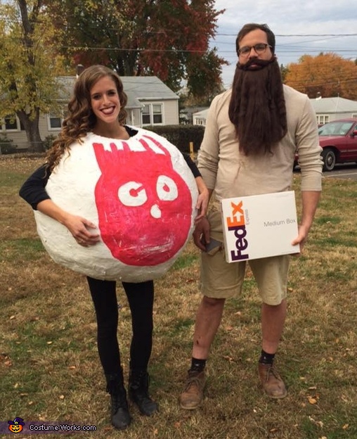 Cast Away Chuck and Wilson Costume