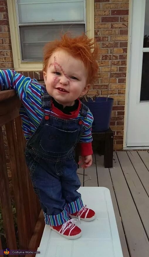 Chucky Baby DIY Halloween Costume Idea