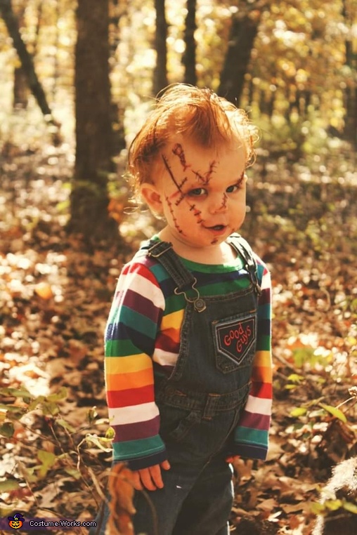 Homemade Baby Chucky Costume