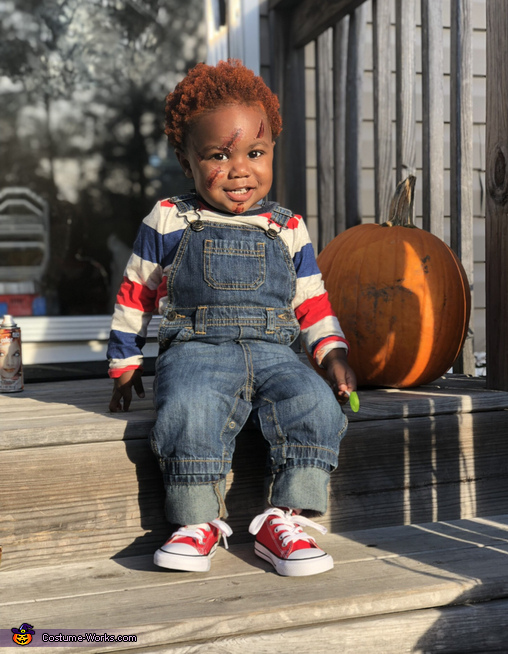 DIY Baby Chucky Costume