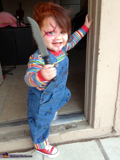 Baby Boys Girls Striped T-Shirts Long Sleeve Cotton Chucky Costume Top Shirts 2T-6T