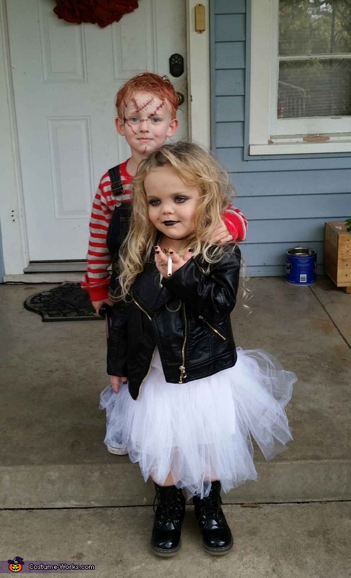 Scary Bride Costume / Children's Bride Scary Costume/sibling Costume/scary  Costume/kids Costume 