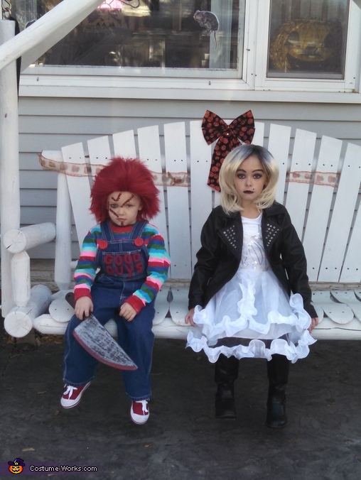 Child's Play Chucky and his Bride Costume for Kids