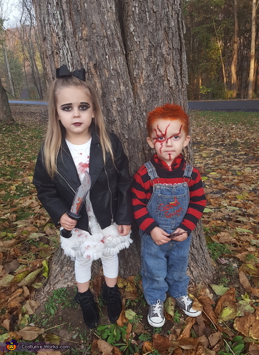 Chucky and the Bride Kids Costume | Best DIY Costumes