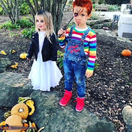 Chucky and Tiffany Bride of Chucky Costume | DIY Costumes Under $35 ...
