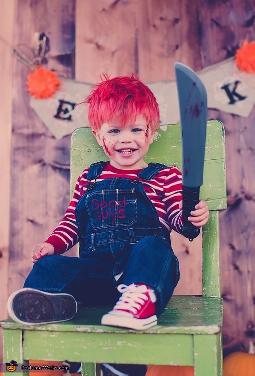 DIY Chucky Baby Halloween Costume