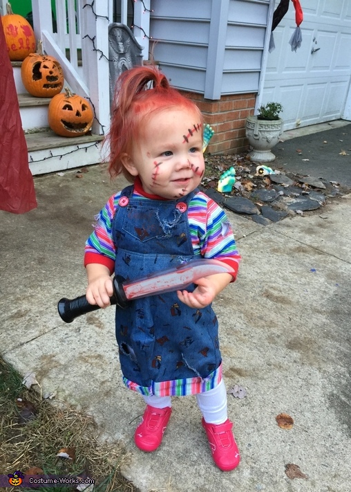 Chucky doll sales costume baby