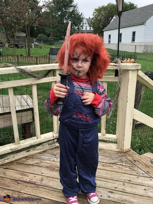 Halloween fille fantaisie robe Costume Chucky Teen Age 13+ 