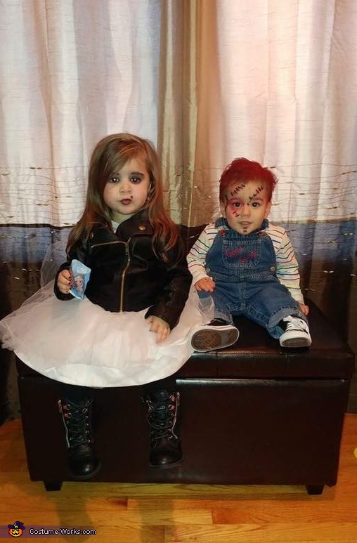 Chucky and Bride of Chucky Kids Halloween Costume  Unique DIY Costumes