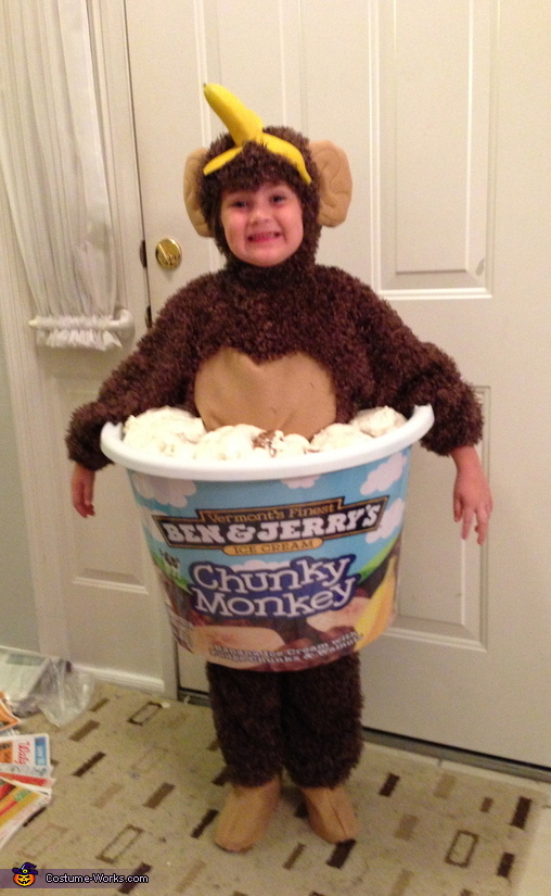 Chunky Monkey Ice Cream Costume
