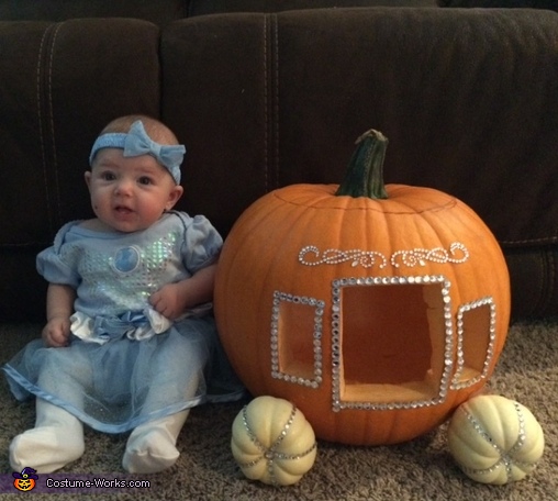 Cinderella and her Carriage Baby Costume