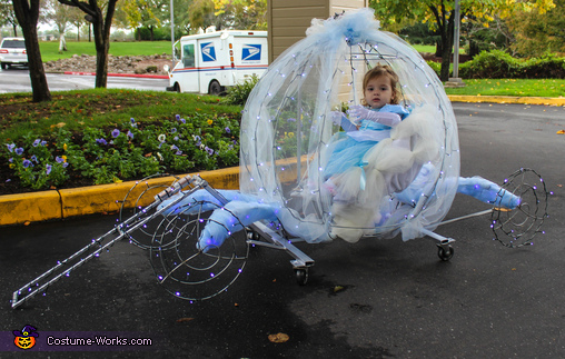 Cinderella in her Carriage Baby Girl's Costume | How-to Tutorial ...